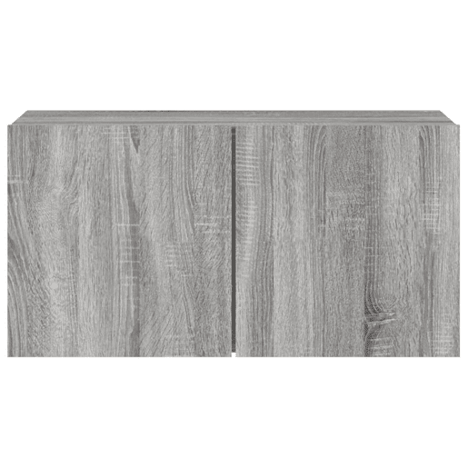 Móvel de parede para TV - Armário de TV 80x30x41 cm cinzento sonoma