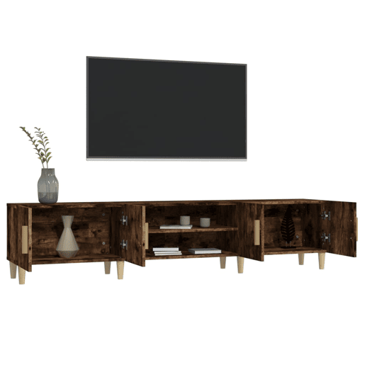 Móvel de TV - Modulo de TV - Armário de TV 180x31,5x40 cm derivados de madeira carvalho fumado