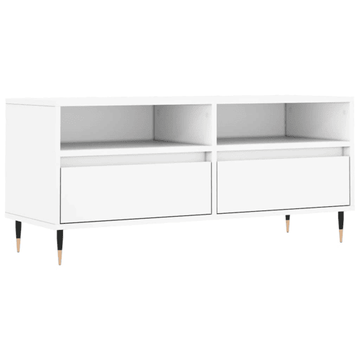 Móvel de TV - Modulo de TV - Armário de TV 100x34,5x44,5 cm derivados de madeira branco