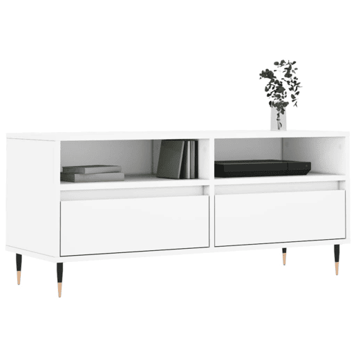 Móvel de TV - Modulo de TV - Armário de TV 100x34,5x44,5 cm derivados de madeira branco