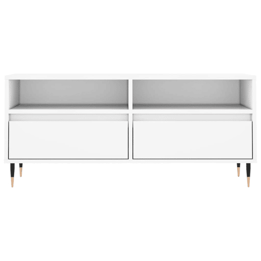 Móvel de TV - Modulo de TV - Armário de TV 100x34,5x44,5 cm derivados de madeira branco
