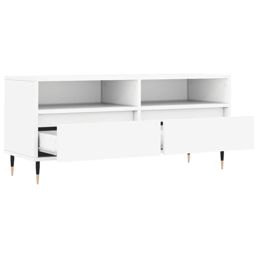 Móvel de TV - Modulo de TV - Armário de TV 100x34,5x44,5 cm derivados de madeira branco