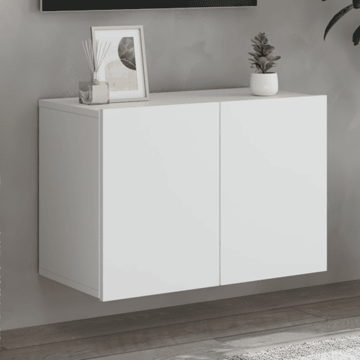 Móvel de parede para TV - Armário de TV 60x30x41 cm branco