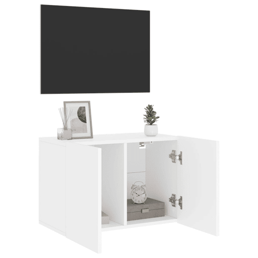 Móvel de parede para TV - Armário de TV 60x30x41 cm branco