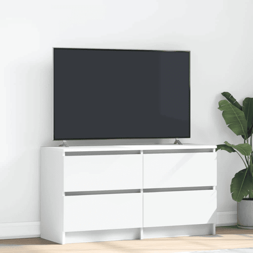 Móvel de TV - Modulo de TV - Armário de TV 100x35x54 cm derivados de madeira branco