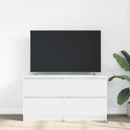 Móvel de TV - Modulo de TV - Armário de TV 100x35x54 cm derivados de madeira branco