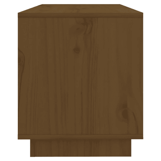 Móvel de TV - Modulo de TV - Armário de TV 74x34x40 cm madeira de pinho maciça castanho mel