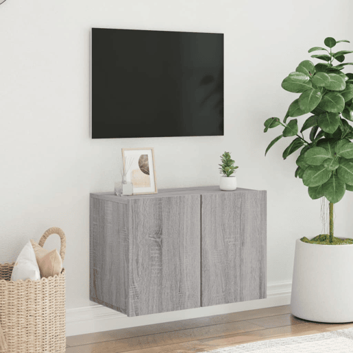 Móvel de parede para TV - Armário de TV 60x30x41 cm cinzento sonoma