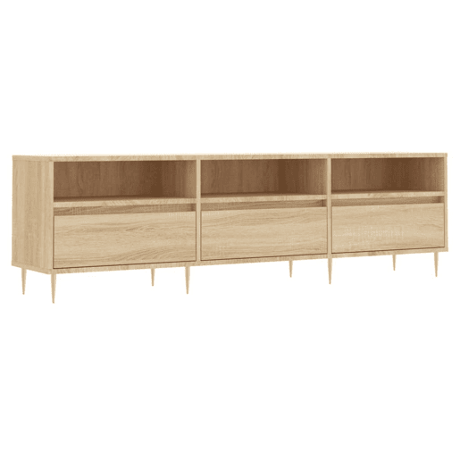 Móvel de TV - Modulo de TV - Armário de TV 150x30x44,5 cm derivados de madeira carvalho sonoma
