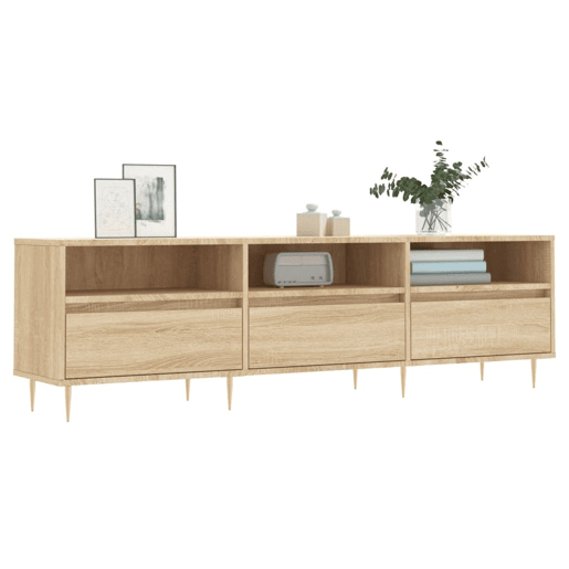 Móvel de TV - Modulo de TV - Armário de TV 150x30x44,5 cm derivados de madeira carvalho sonoma