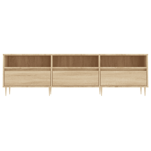 Móvel de TV - Modulo de TV - Armário de TV 150x30x44,5 cm derivados de madeira carvalho sonoma