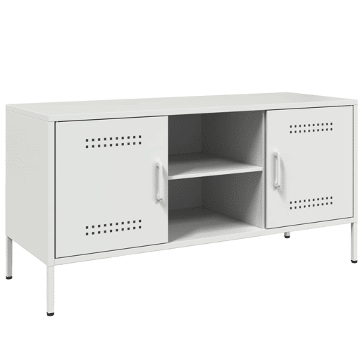 Móvel de TV - Modulo de TV - Armário de TV 100,5x39x50,5 cm aço branco