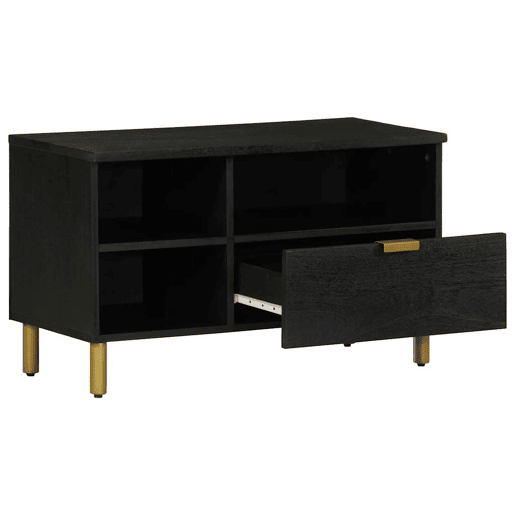 Móvel de TV - Modulo de TV - Armário de TV 80x33x46 cm derivados de madeira preto Móvel de TV - Modulo de TV - Armário de TV 80x33x46 cm derivados de madeira preto