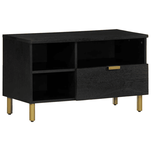 Móvel de TV - Modulo de TV - Armário de TV 80x33x46 cm derivados de madeira preto Móvel de TV - Modulo de TV - Armário de TV 80x33x46 cm derivados de madeira preto