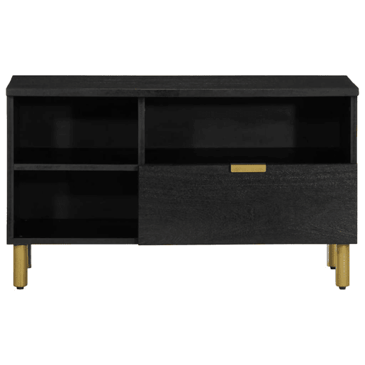 Móvel de TV - Modulo de TV - Armário de TV 80x33x46 cm derivados de madeira preto Móvel de TV - Modulo de TV - Armário de TV 80x33x46 cm derivados de madeira preto