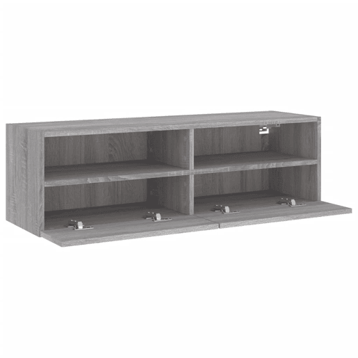 Móveis parede TV - Armários de TV - Módulos de TV 100x30x30 cm derivados de madeira cinza sonoma