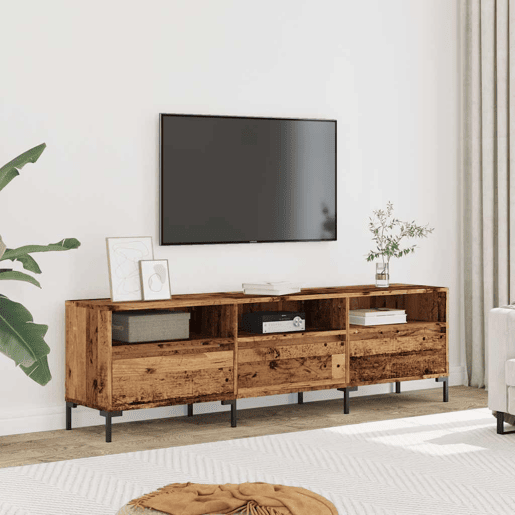 Móvel de TV - Modulo de TV - Armário de TV 150x30x44,5 cm derivados de madeira madeira velha