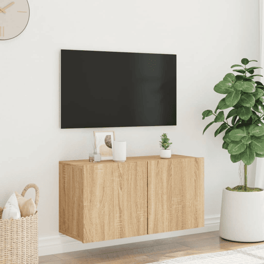 Móvel de parede para TV - Armário de TV 80x30x41 cm carvalho sonoma