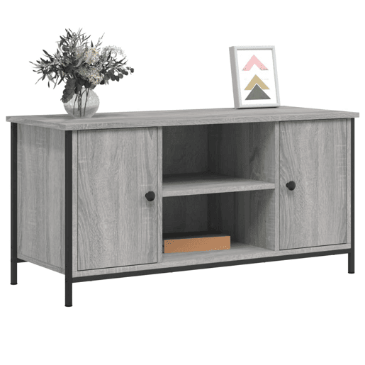 Móvel de TV - Modulo de TV - Armário de TV 100x40x50 cm derivados de madeira cinzento sonoma