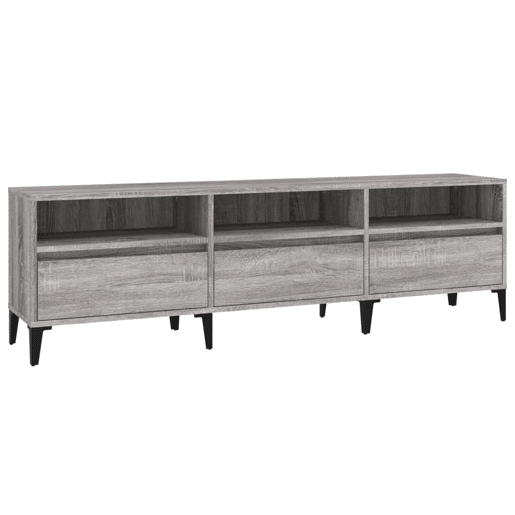 Móvel de TV - Modulo de TV - Armário de TV 150x30x44,5 cm derivados de madeira cinzento sonoma