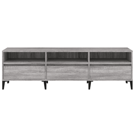 Móvel de TV - Modulo de TV - Armário de TV 150x30x44,5 cm derivados de madeira cinzento sonoma