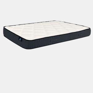 Pack Descanso 90x190 cm composto por Canapé e Colchão Alpha na cor Branco