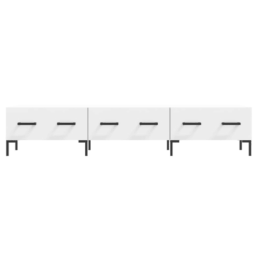 Móvel de TV - Modulo de TV - Armário de TV 150x36x30 cm derivados de madeira branco
