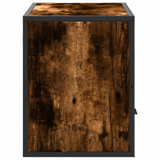 Móvel p TV, Armário de TV 80x31x39,5 cm deriv. madeirametal carvalho fumado