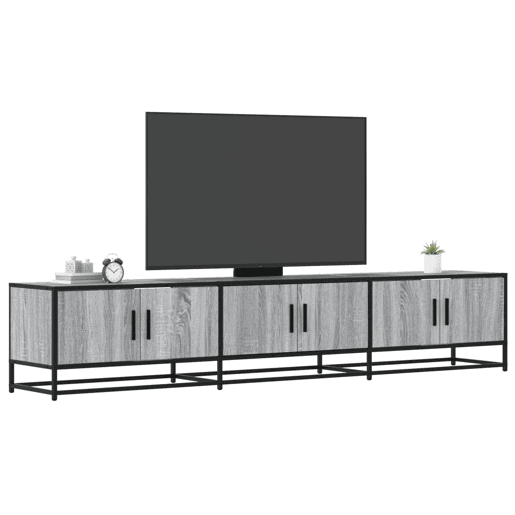 Móvel de TV - Modulo de TV - Armário de TV 210x35x41 cm derivados de madeira cinzento sonoma