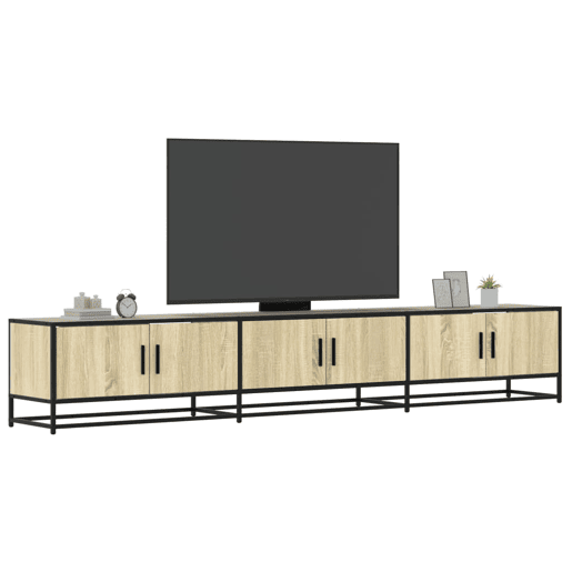 Móvel de TV - Modulo de TV - Armário de TV 240x35x41 cm derivados de madeira carvalho sonoma