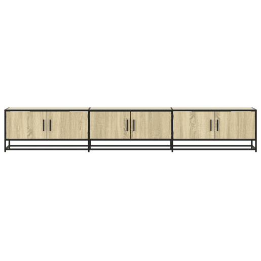 Móvel de TV - Modulo de TV - Armário de TV 240x35x41 cm derivados de madeira carvalho sonoma