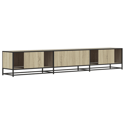 Móvel de TV - Modulo de TV - Armário de TV 240x35x41 cm derivados de madeira carvalho sonoma