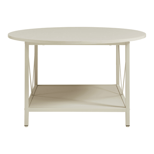 Mesa de centro Filem Ø80x46 cm cor de areia en.casa