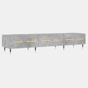 Móvel de TV - Modulo de TV - Armário de TV 150x36x30 cm derivados de madeira cinzento cimento