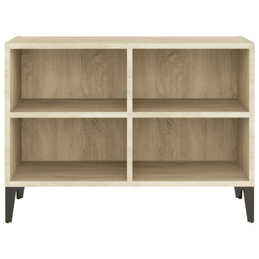 Móvel de TV - Modulo de TV - Armário de TV com pernas em metal 69,5x30x50 cm carvalho sonoma