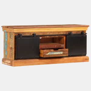 Móvel de TV - Modulo de TV - Armário de TV 110x30x45 cm madeira recuperada maciça
