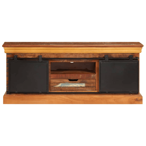 Móvel de TV - Modulo de TV - Armário de TV 110x30x45 cm madeira recuperada maciça