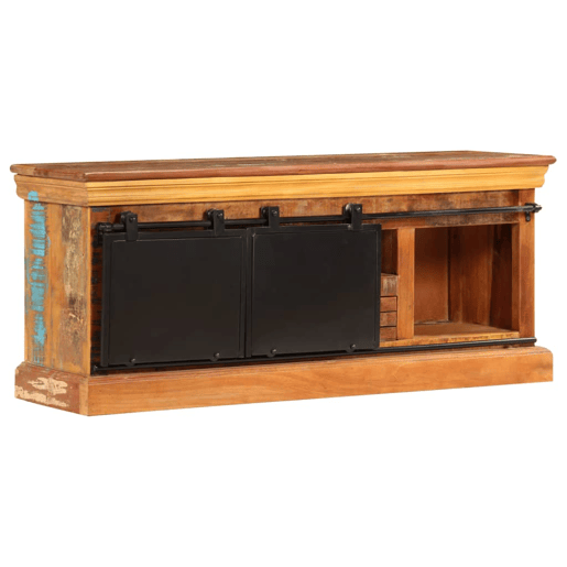Móvel de TV - Modulo de TV - Armário de TV 110x30x45 cm madeira recuperada maciça