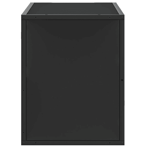 Móvel para TV - Móvel de TV - Armário de TV 80x31x39,5 cm derivados de madeirametal preto