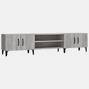 Móvel de TV - Modulo de TV - Armário de TV 180x31,5x40 cm derivados de madeira cinza sonoma