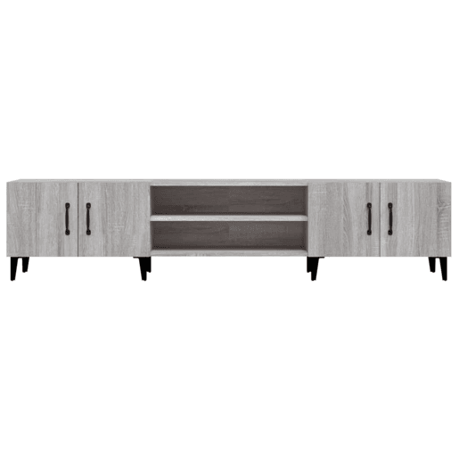 Móvel de TV - Modulo de TV - Armário de TV 180x31,5x40 cm derivados de madeira cinza sonoma