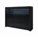 Aparador Salón comedor 3 puertas LED Aker Muebles Bonitos 155 Aparador Salón comedor 3 puertas LED Aker Muebles Bonitos 155 Negro