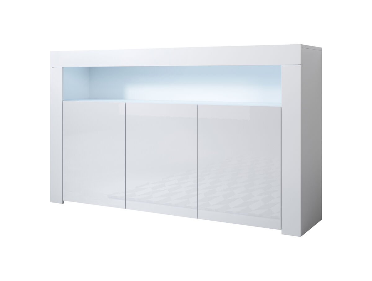 Aparador Salón comedor 3 puertas LED Aker Muebles Bonitos 155