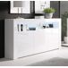Aparador Salón comedor 3 puertas LED Aker Muebles Bonitos 155 Aparador Salón comedor 3 puertas LED Aker Muebles Bonitos 155 Blanco