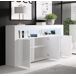Aparador Salón comedor 3 puertas LED Aker Muebles Bonitos 155 Aparador Salón comedor 3 puertas LED Aker Muebles Bonitos 155 Blanco