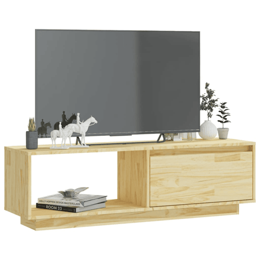 Móvel de TV - Modulo de TV - Armário de TV 110x30x33,5 cm madeira de pinho maciça