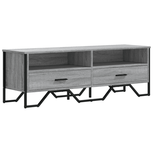 Móvel de TV - Modulo de TV - Armário de TV 122x34x41 cm derivados de madeira cinzento sonoma