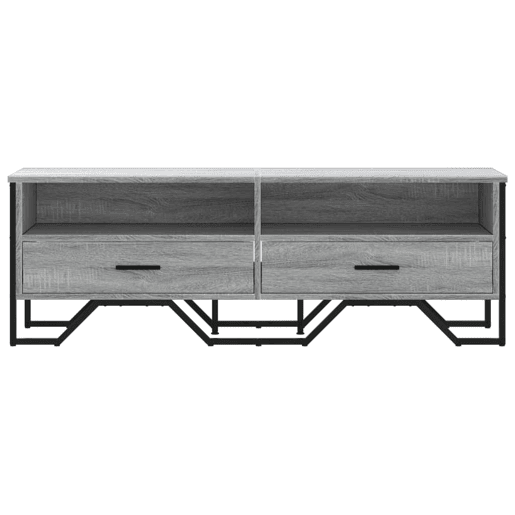 Móvel de TV - Modulo de TV - Armário de TV 122x34x41 cm derivados de madeira cinzento sonoma