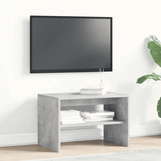 Móvel de TV - Modulo de TV - Armário de TV 60x40x40 cm derivados de madeira cinzento cimento
