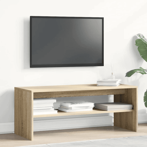 Móvel de TV - Modulo de TV - Armário de TV 100x40x40 cm contraplacado carvalho sonoma